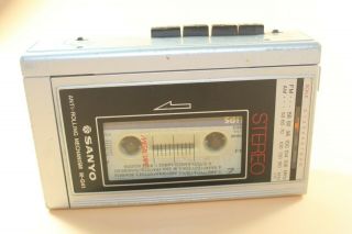 Sanyo M - G41 Vintage Portable Cassette Player Radio Fm - Am Japan