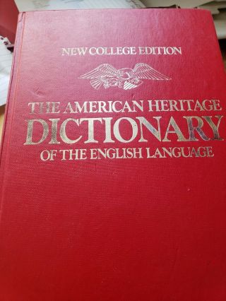 College Edition The American Heritage Dictionary Of The English Language