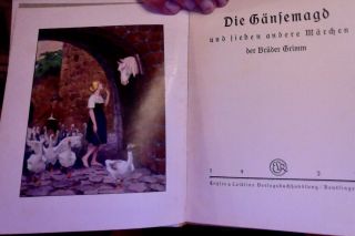 Die Gänsemagd 1927 Grimms 8 Märchen Bilder von Franz Müller - Münster Hohenwiese 2