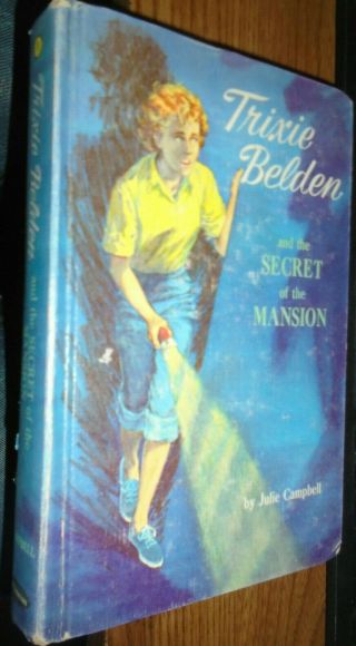 1 The Secret Of The Mansion Trixie Belden Hardcover Book Deluxe Whitmanedition