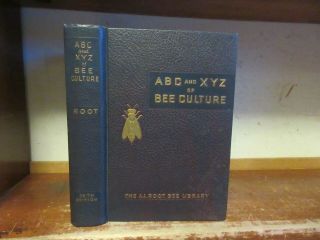 Old Abc And Xyz Of Bee Culture Book A.  I.  Root Apiary Encyclopedia Honey Keeping