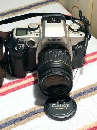 Vintage Canon Eos Elan Ii Camera & 28 - 80mm Ef Zoom Lens