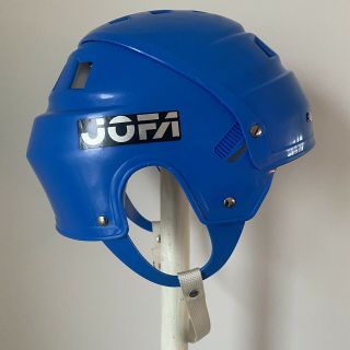 JOFA hockey helmet 24051 vintage classic blue junior size okey 2