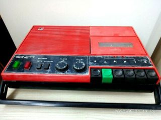Vintage Cassette Recorder Sonett Kt300 Stern - Radio Rft E.  Germany Ddr 1973
