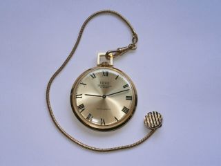 Vintage Gents Pocket Watch Fero Mechanical Watch Swiss Made