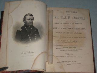 1866 Book The History Of The Civil War In America Vol.  Ii By John S.  C.  Abbott