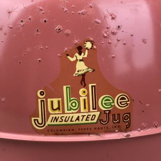 Pink JUBILEE Insulated Jug Vintage Water Cooler Jug with Spout 1 Gallon Thermos 3
