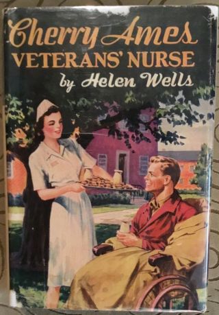 Vg 1946 Hardcover Dj First Edition 6 Cherry Ames Veterans Nurse By Helen Wells