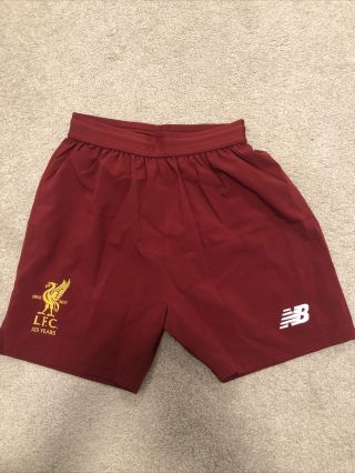Balance Liverpool Lfc Soccer Club Red Shorts Size Youth Large 2017/2018