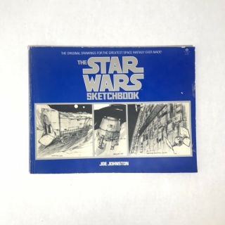 1977 The Star Wars Sketchbook Joe Johnston Vintage 1st Edition 2nd Printing