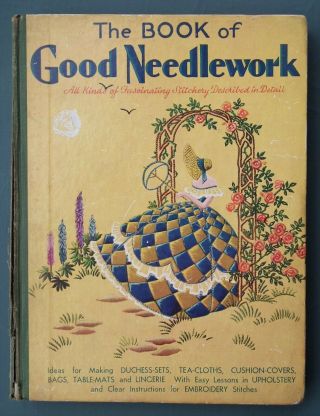 The Book Of Good Needlework No 5 Vintage 30s Sewing Embroidery Knitting Patterns