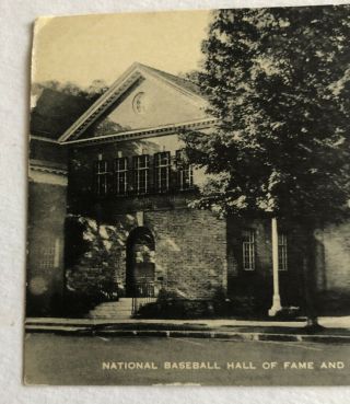 Artvue Vintage Picture Postcard Of Baseball HOF In Cooperstown 2
