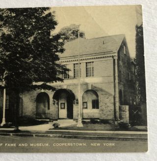 Artvue Vintage Picture Postcard Of Baseball HOF In Cooperstown 3