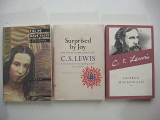 3 By C S Lewis Till We Have Faces,  Surprised By Joy,  George Macdonald Pb - G
