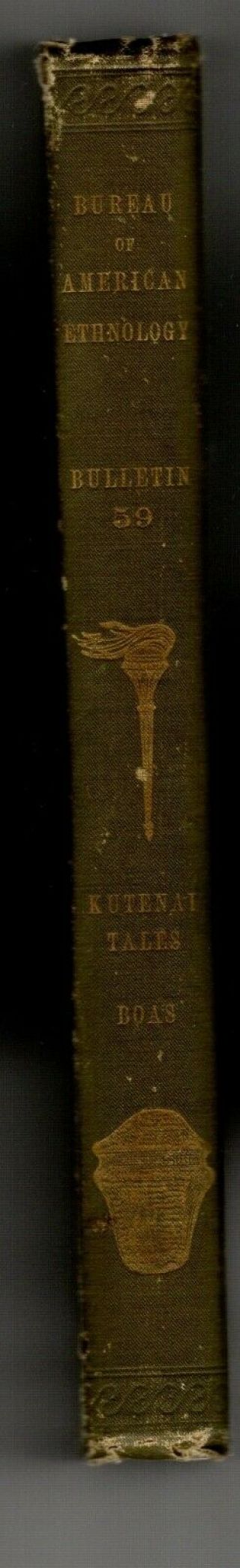 Kutenai Tales By Franz Boas,  Bur Amer Ethnology,  American Indian Stories,  1918