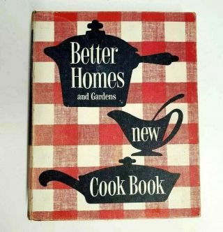 Vtg Better Homes And Garden Cookbook 1953 1st Edition 2nd Printing