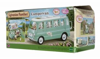 Sylvanian Families Campervan Vehicle Set By Flair Epoch Family House Rabbits