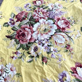 Vintage Ralph Lauren Sophie Brooke Twin Flat Sheet Floral