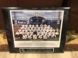 Chicago White Sox 2005 World Series Champions Photo Plaque