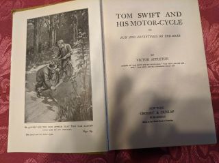 Tom Swift and his Motor Cycle,  Victor Appleton,  1st edition 1910 3