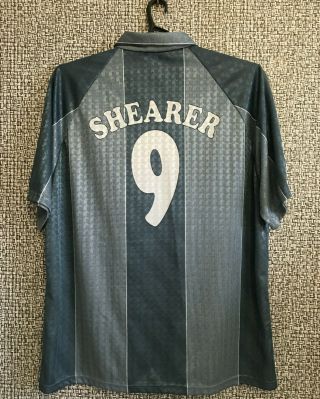 England National 9 Alan Shearer Vintage Soccer Jersey Football Shirt Mens Xl