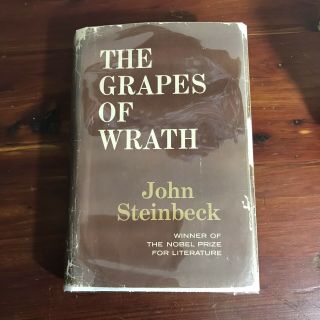 The Grapes Of Wrath By John Steinbeck 1939 Book Club Edition Hcdj