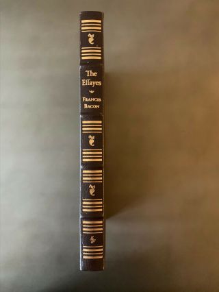 Easton Press The Effayes By Francis Bacon 100 Greatest Books