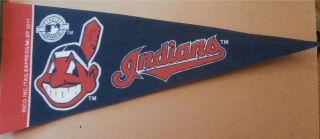 Cleveland Indians (chief Wahoo) Mlb Baseball Small Banner / Pennant 9 "