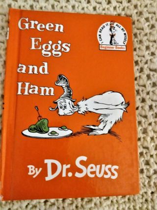 Green Eggs And Ham Dr.  Seuss Book Club Edition 1960