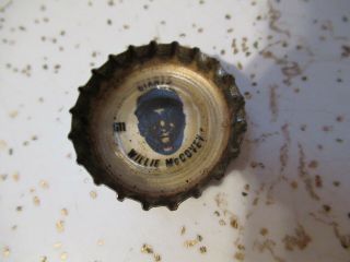 1960s Baseball Coca Cola Bottle Cap With Giants Player Willie Mccovey