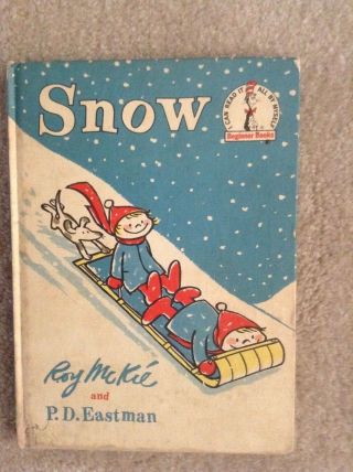 Vintage 1962 Dr Seuss Beginner Books Snow By Roy Mckie And P D Eastman