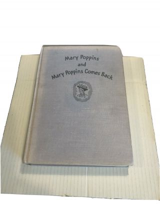 Mary Poppins And Mary Poppins Comes Back P L Travers - Vintage