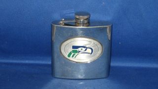 Seattle Seahawks 6 Oz Stainless Steel Hip Flask