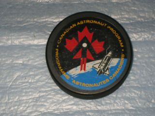 Canadian Astronaut Program Puck Nhl Circa 1984