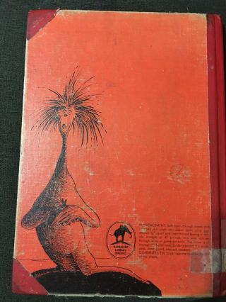 Vintage 1st HC Dr.  Seuss On Beyond Zebra 1955 Library Edition Random House 2
