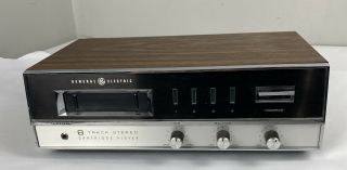 Vintage General Electric 8 Track Stereo Player M8621a (not)