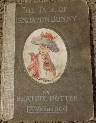 The Tale Of Benjamin Bunny By Beatrix Potter 1904 1st Edition