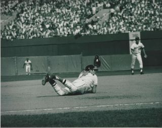 Baltimore Orioles 3rd Base Brooks Robinson Diving Vacuum Cleaner 8x10 Photo