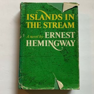 Islands In The Stream By Ernest Hemingway 1st/1st 1970 Hc/dj Exlib