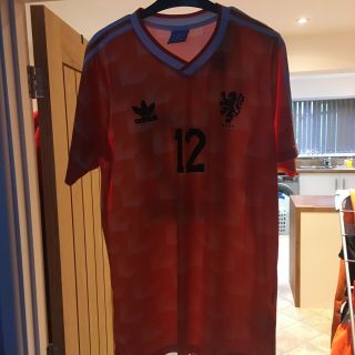 1988 Holland Netherlands Football Soccer Shirt Jersey Retro Vintage Classic Uk