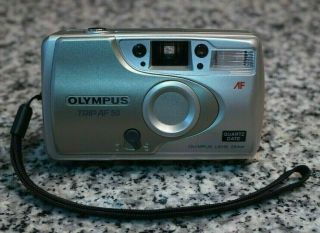 Vtg Olympus Trip Af 50 35mm Point & Shoot Film Camera Film Fr/shp