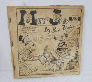 Mutt And Jeff Big Book - Cartoon Characters - 1926 - Fisher