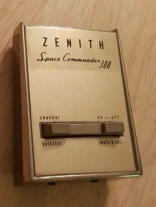 Vintage Zenith Space Commander 300 Tv Television Remote Control Unit Collectible
