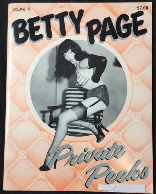 Vtg Irving Klaw Bdsm Bettie Page Private Peeks Heels Girlie Spicy Risque Pinup 4