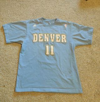 NBA Vintage Denver Nuggets Chris “Birdman” Andersen Mens T - shirt Blue Size M 2