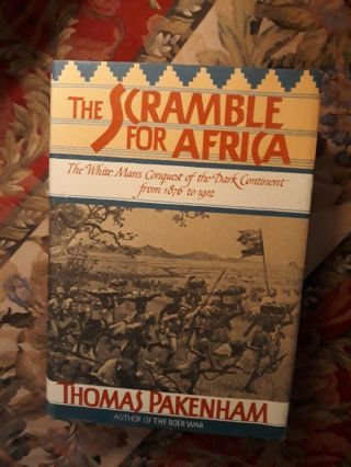 The Scramble For Africa Thomas Pakenham Hc/dj/ln.  Via Media Mail.