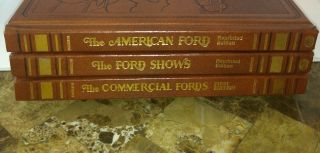 1991 The American Ford Book Series Simulated Leather Cover 3 Books
