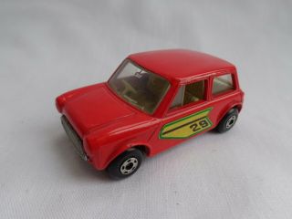 Vintage Matchbox Lesney Superfast No29 Racing Mini Rare Red / Cream Interior Vnm