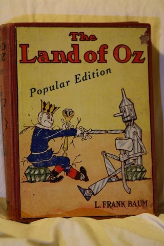 The Land Of Oz Popular Edition By L.  Frank Baum