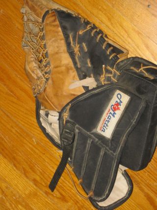Vintage Mcmartin Canada Hockey Goalie Glove